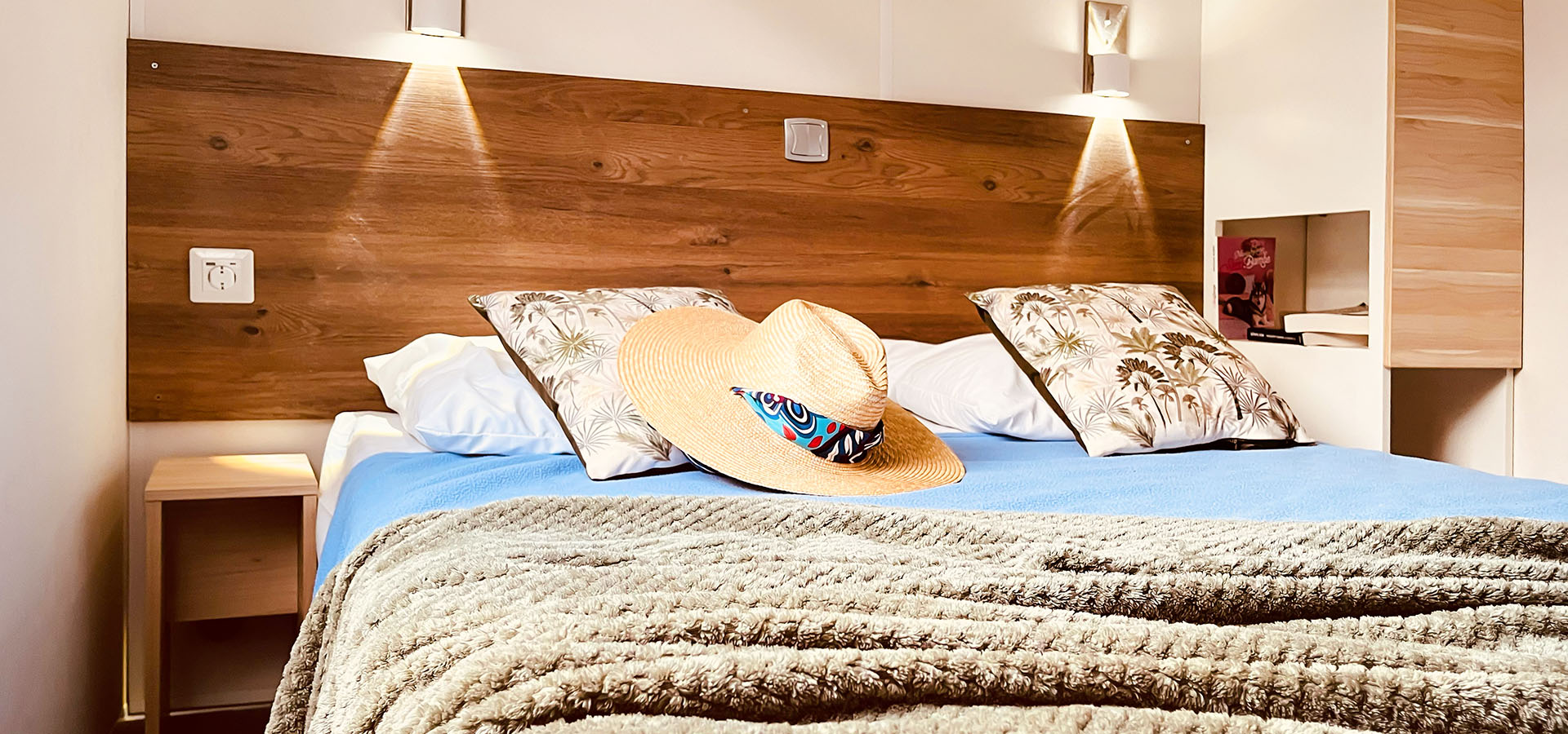 Camping la vetta bungalow MH confort 2CH chambre principale